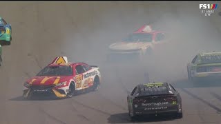 CHASE ELLIOTT BUBBA WALLACE CRASH - 2022 ENJOY ILLINOIS 300 NASCAR CUP SERIES AT GATEWAY