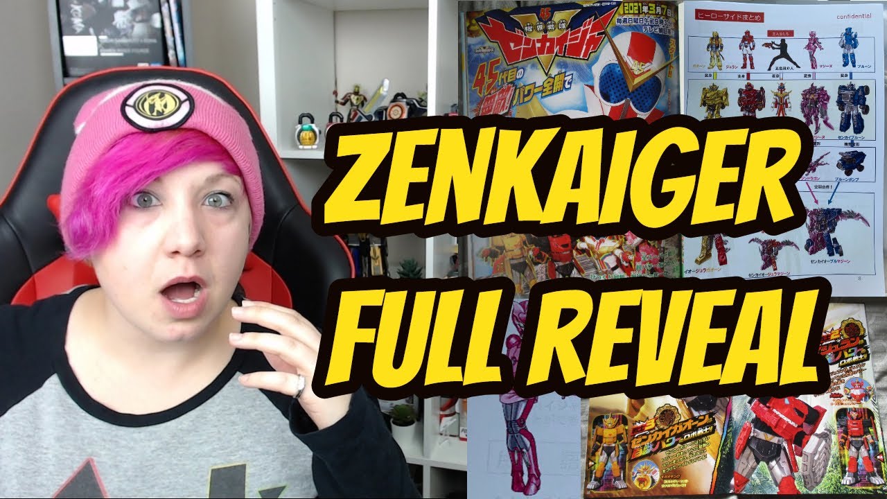 FULL LOOK AT ZENKAIGER! | SCANS | CHARACTERS | HENSHIN DEVICE | GEARS | KIKAI SENTAI ZENKAIGER