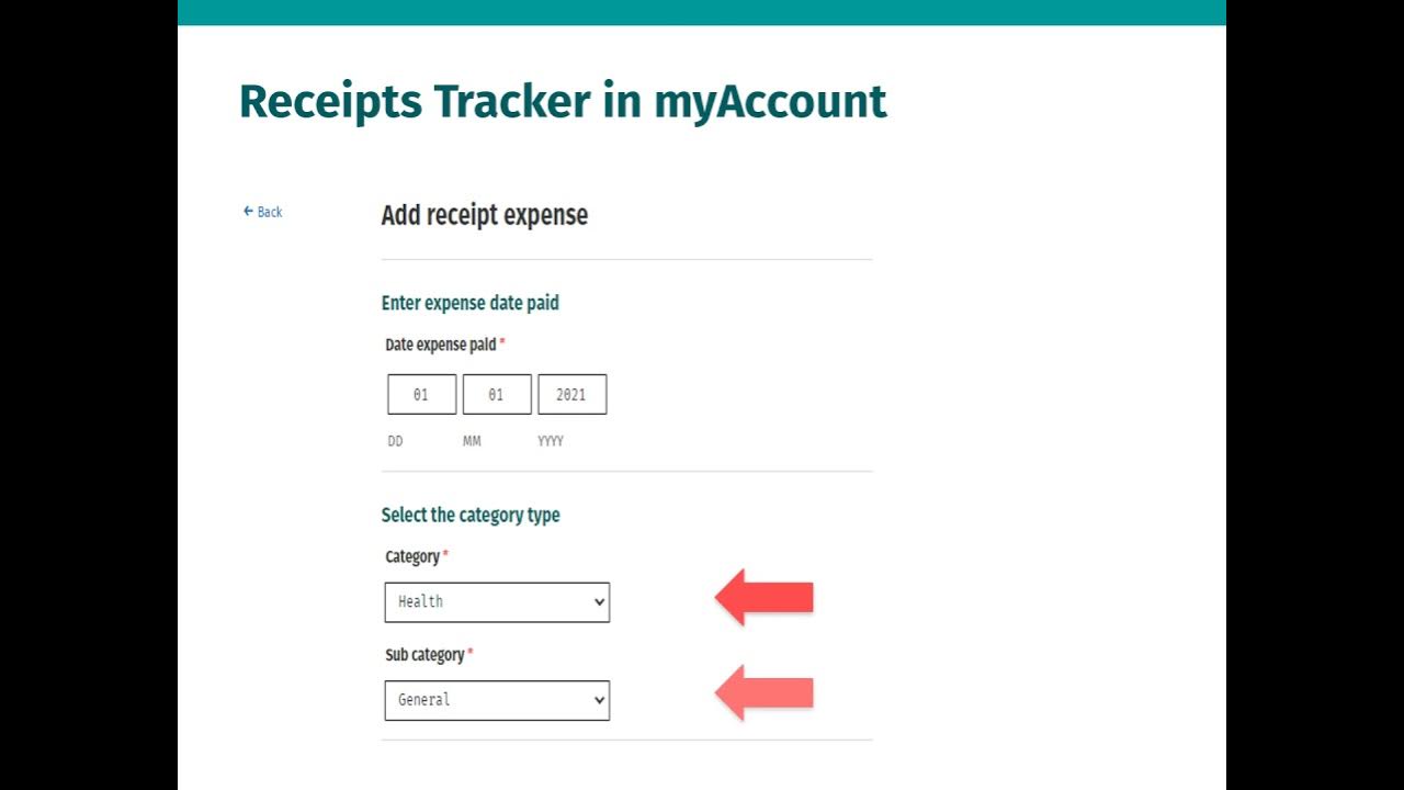 Manage your receipts with the Receipts Tracker in myAccount YouTube