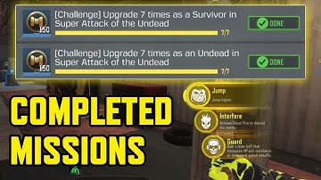HOW TO FINISH "UPGRADE 7 TIMES AS A SURVIVOR OR UNDEAD IN SUPER ATTACK OF THE UNDEAD" | COD MOBILE