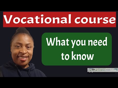 Vocational courses in