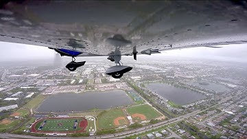 Flying in 38 knots of gusting winds and rain