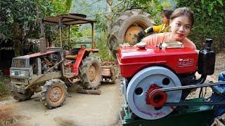 TIMELAPSE: Genius girl repairs and restores engines to help villagers