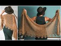 Easy stepbystep instructions to crochet the elegant sweet pea shawl