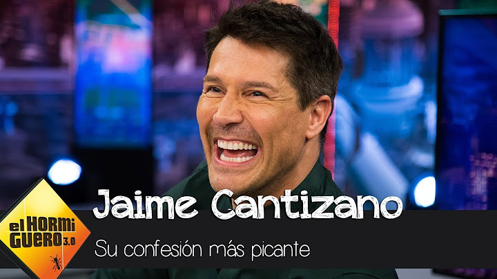 La picante confesión de Jaime Cantizano: "El sexo hay que contarlo por semanas" - El Hormiguero 3.0