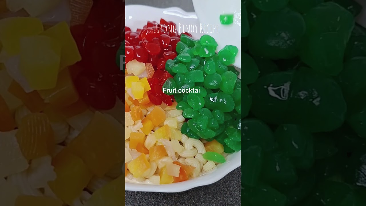 Macaroni Fruitcocktail Salad | Creamy Salad | Ganitong Ang Gawin Mo Sa Macaroni 