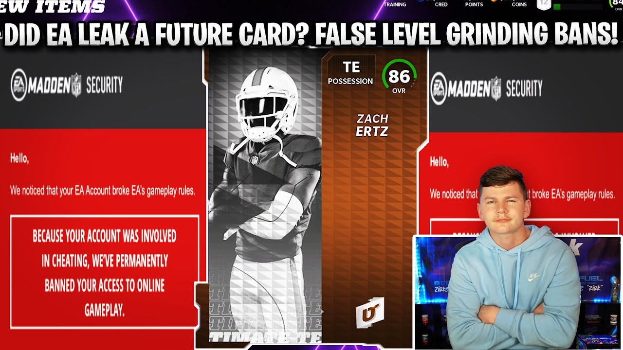 DID EA LEAK A FUTURE CARD? MYSTERY CARD! FALSE LEVEL GRINDING BANS! | MADDEN 22 ULTIMATE TEAM