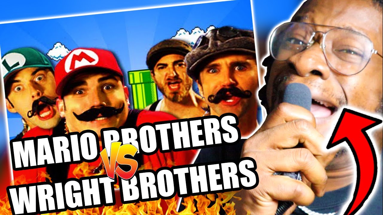 Mario Bros vs Wright Bros. Epic Rap Battles of History. (REACTION ...