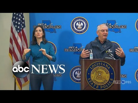 Louisiana Officials Give Updates On Hurricane Ida Youtube