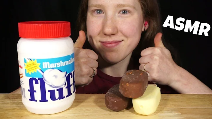 ASMR MARSHMALLOW FLUFF & AND MAGNUM BARS MUKBANG (With CURIE ASMR) EATING SOUNDS