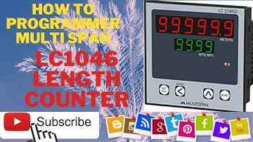 Multispan LC1046 Length Counter, LC-1046D @Manishelectronics