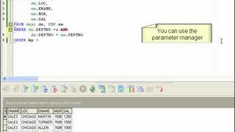 How to build a SQL for Oracle database