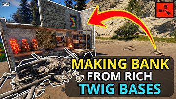 I Made SO MUCH PROFIT From These RICH TWIG Bases! (How NOT To BUILD In RUST!) - RUST SOLO