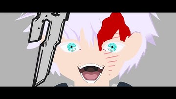 Nerfed gojo vs toji with a cube | stick nodes pro