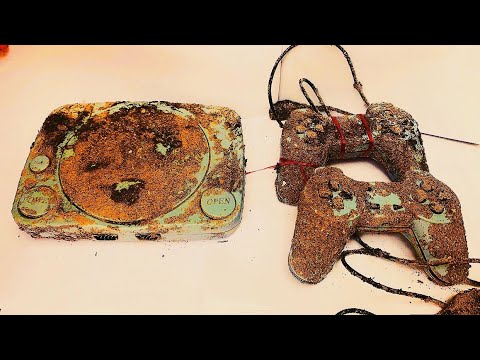 Restoration old broken PlayStation PS1 controllers and handhelds | Retro Console Restore \u0026 Repair
