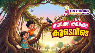 Kakke Kakke Koodevide | കാക്കേ കാക്കേ കൂടെവിടെ | Malayalam Nursery Rhymes | Tiny Toons Playhouse