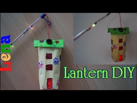 Haus Laterne Basteln How To Make House Lantern Diy домик своими руками из пакета из под сока