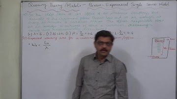 Queuing Theory - 17 Single Server Model Expected Waiting Time for a Customer in the System
