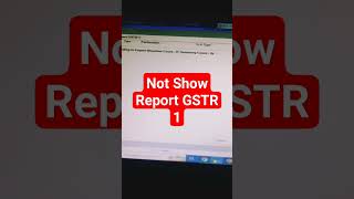 GSTR 1 Report Not Show in Tally Prime #tally #tallyerp9 #accountingsoftware #computer #tallydata