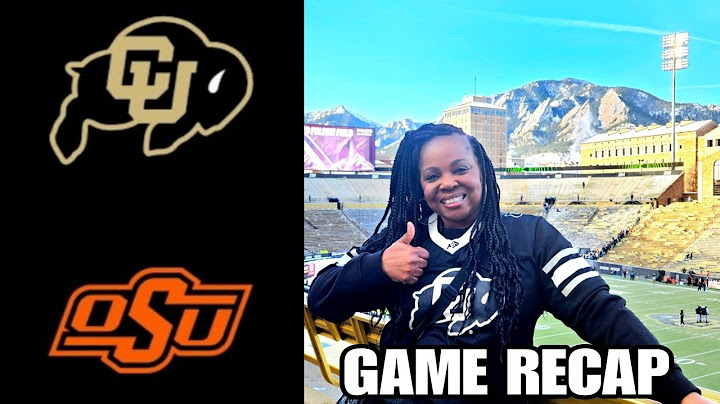 CU Buffs vs. Oklahoma State Cowboys Game