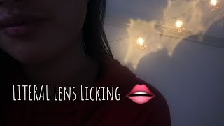 Asmr- This Visual Trigger Will Keep You Tingling For Days  (Lens Licking😛)