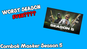 FIRST IMPRESSIONS OF COMBAT MASTER SEASON 5!!!!