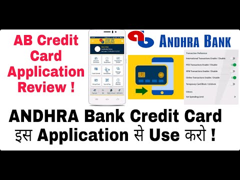 Andhra Bank Credit Card Application | AB Credit Card Application Review | How to use Andhra Bank |