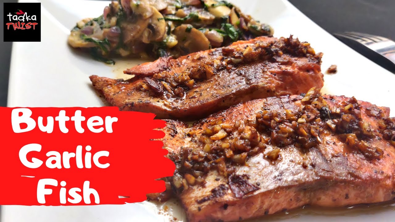 Pan Fried Butter Garlic Salmon | Something Fishy | By KTT | Kashmiri Tadka Twist