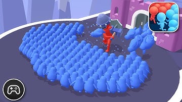 Count Masters - Gameplay Walkthrough Part 18 - Basic Levels 130-133 (iOS, Android) iPad Gameplay