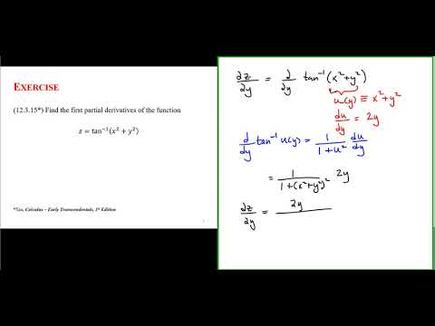 Partial Derivatives of