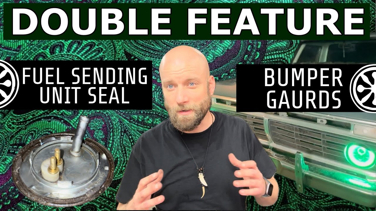 Fuel Sending Unit Seal and Bumper Gaurds 74 Dentside Ford - YouTube