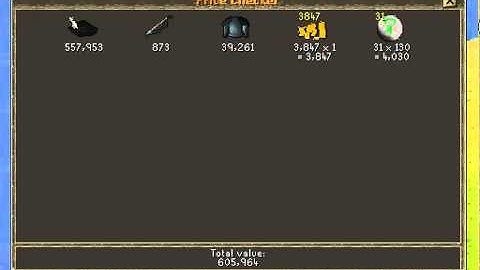 Runescape - my first recorded Lvl 3 clue scroll reward