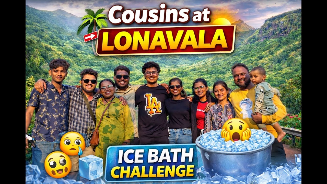 ICE BATH CHALLENGE IN LONAVALA WITH COUSINS | Lonavala Villa | 