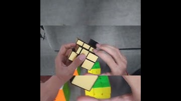 How to solve a mirror cube #easy #solve #shorts #mirror #mirrorcube #rubikscubetutorial #rubikscube