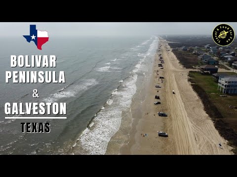 Day trip to Bolivar Peninsula & Galveston, TX. Attractions & things to see in Bolivar & Galveston