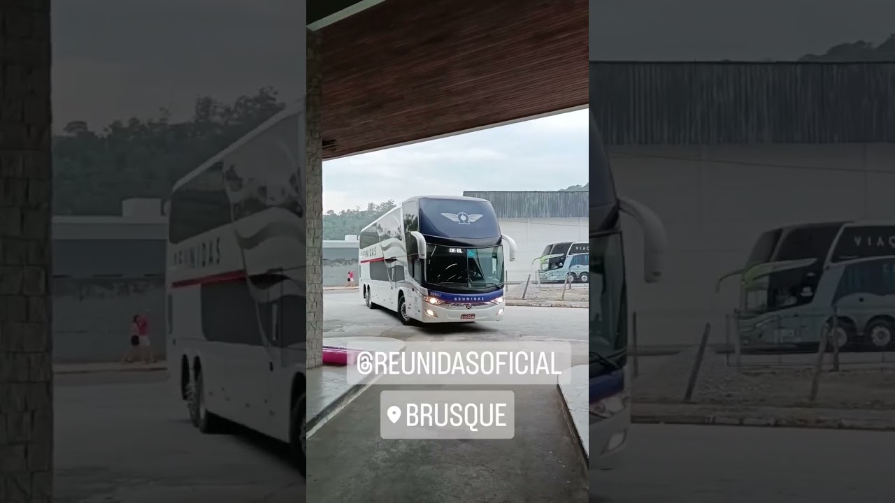 Double Decker Reunidas na Rodoviária De Brusque SC Top✌️