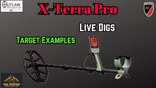 X Terra Pro Target Examples & Live Digs