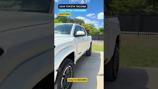 3TMKB5FN2RM005133 | 2024 TOYOTA TACOMA DOUBLE CAB  CLEAN  #toyota #salvagecar  #auction  #repairable