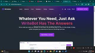 WriteBot - AI Content Generator SaaS Platform (visit www.projectsourcehub.co.zw)