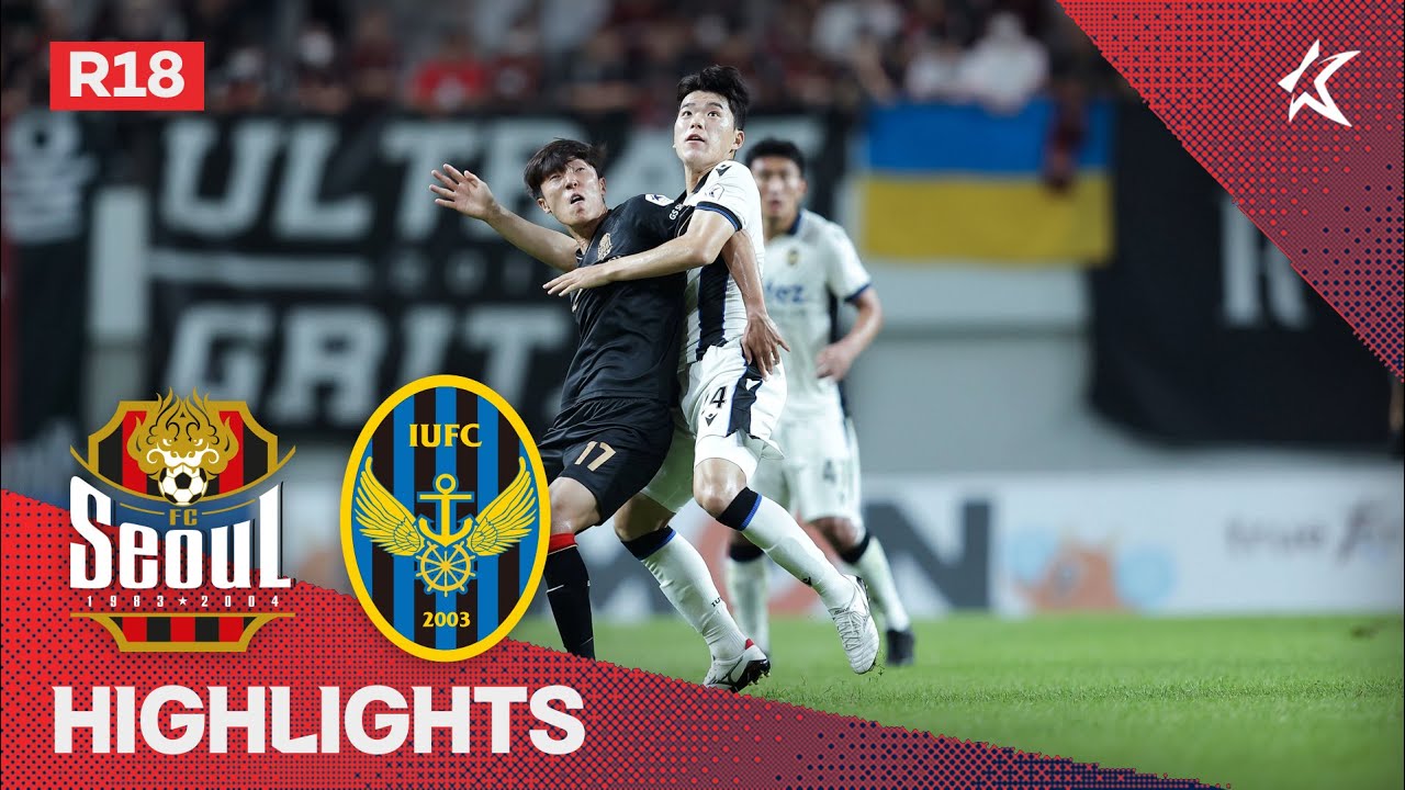 [하나원큐 K리그1] R18 서울 vs 인천 하이라이트 | Seoul vs Incheon Highlights (22.06.25)