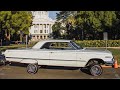 Lowriders and Muscle cars cruising at the California Capitol