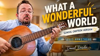 What A Wonderful World Louis Armstrong Classical Guitar School Canteen Version