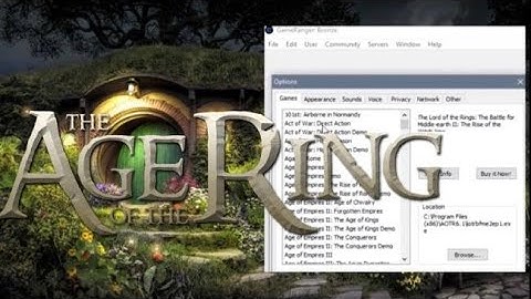 (Age of the ring 8.3.1) How-to install AOTR 8.3.1 online? (GameRanger)