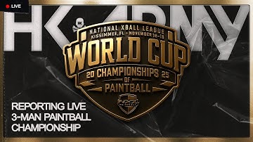 HK Army Live - NXL World Cup Paintball -  3v3 Championship - Nov 12 2025