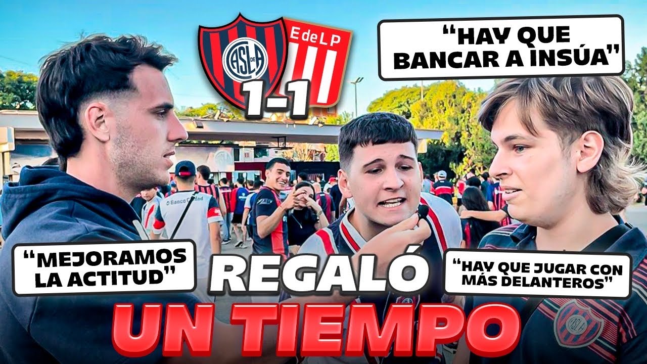REACCIÓN CON LOS HINCHAS / SAN LORENZO 1-1 ESTUDIANTES - YouTube