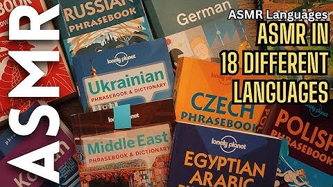 ASMR in 18 different languages [ASMR Languages]