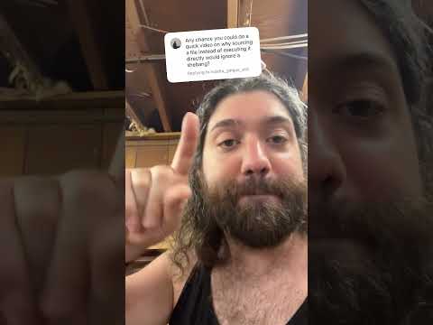 why sourcing a bash script ignores the shebang, but executing directly requires one.