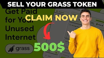 How to Sell Grass Points Before Token Launch 🤑 | Grass Airdrop 🌱 || How To Withdraw Grass Token