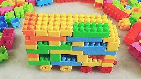 Satisfying DIY BUS /ASMR/Building Blocks/block game Lego block #asmr#asmrsounds#buildingblocks