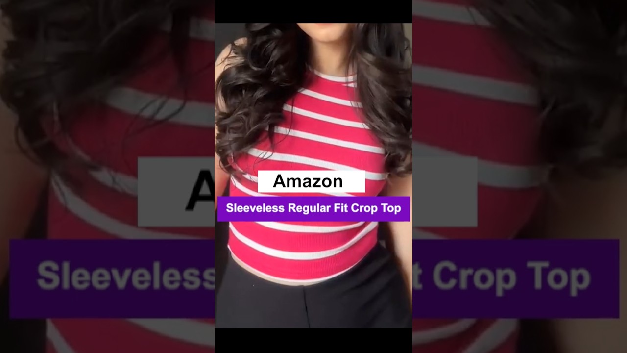 Ribbed Sleeveless Regular Fit Crop Top 🌸|| Tops Haul   || Pravin Fashion Vids 